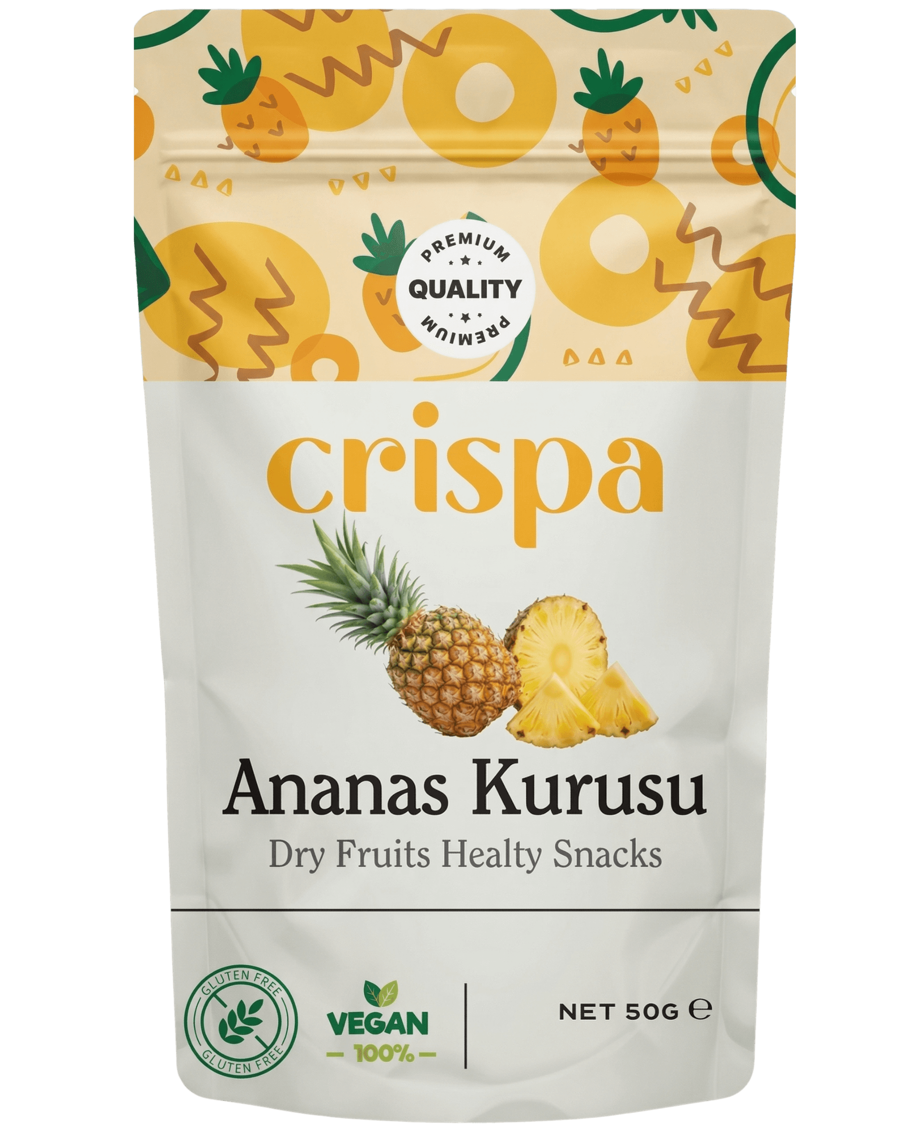 Crispa Atıştırmalık Kuru Meyve - Ananas