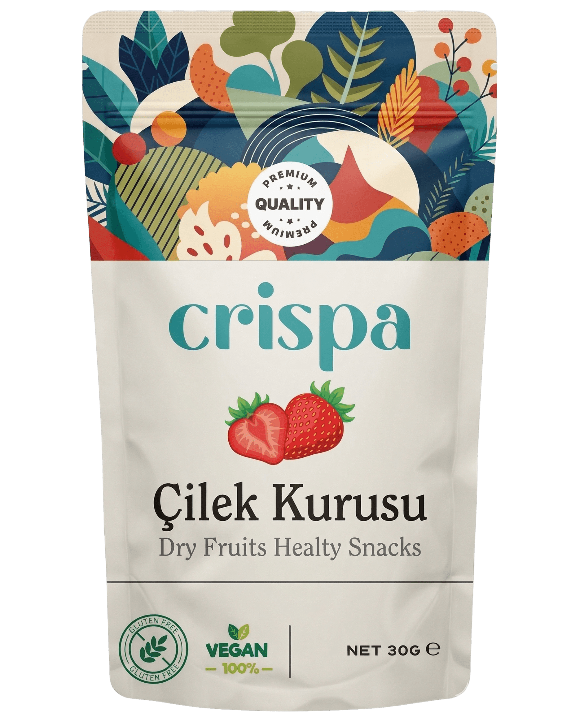 Crispa Atıştırmalık Kuru Meyve - Çilek